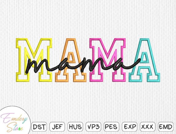 Download EMBROIDERED Mama Sweatshirt - Embroidered mama Collection