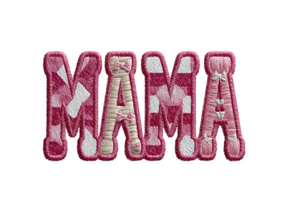 Download Embroidered MAMA Patch PNG - Embroidered mama Collection