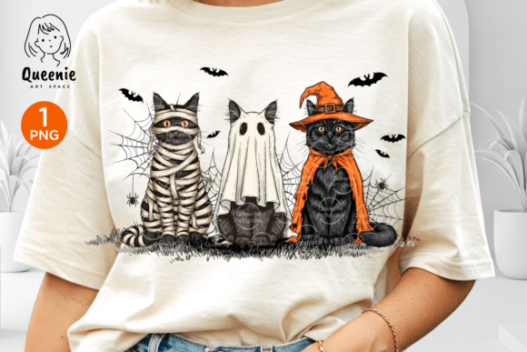 Download Halloween Ghost Mummy Witch Black Cat - Mum Collection