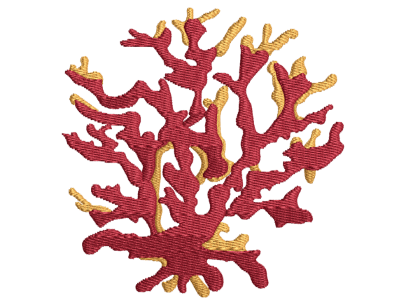 Download Ocean Coral Reef Machine Embroidery Desi - Premium Resources