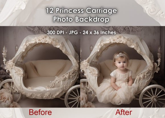 Download 12 Princess Carriage Photo Backdrop JPG - Princess carriage Collection