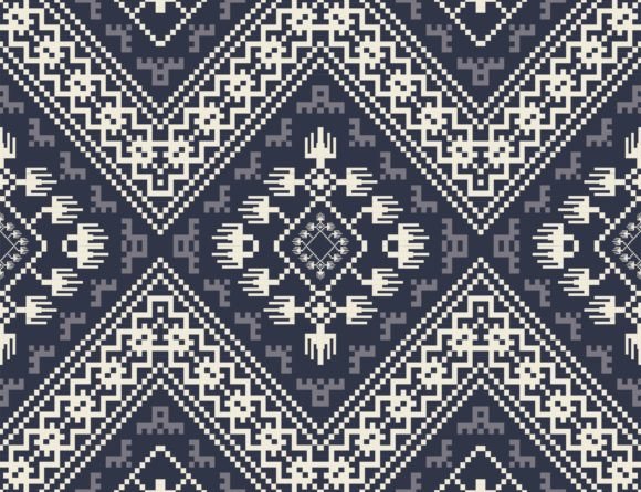 Download Aztec Geometric Embroidery Pattern - Embroidery pattern Collection